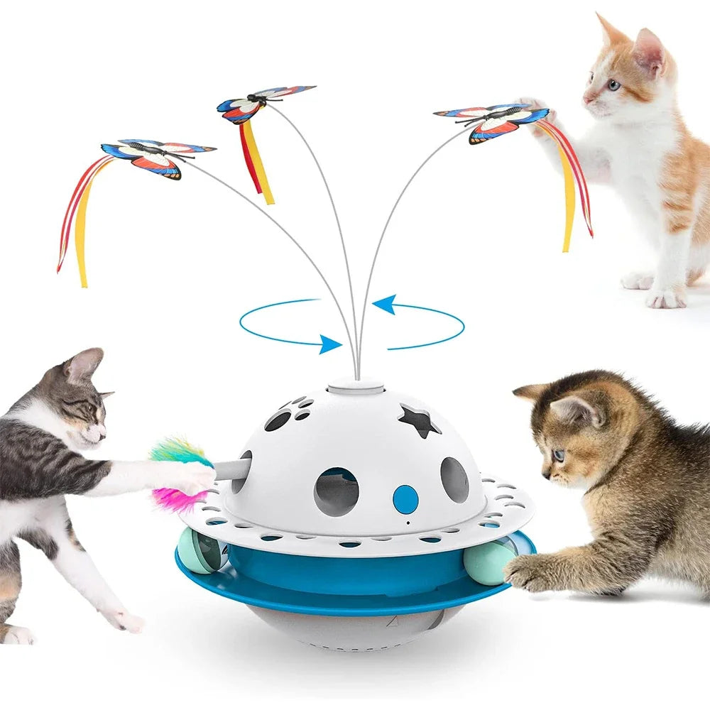 Jouet 4 en 1 interactif pour chat