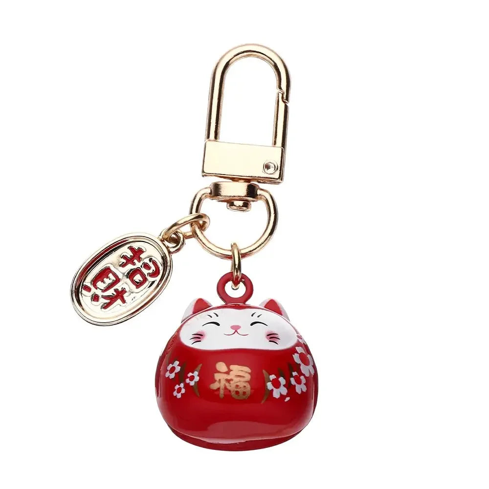 Porte-clés porte-bonheur Maneki Neko