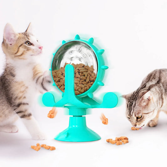 Jouet interactif distributeur de  friandises pour chats et petits chiens