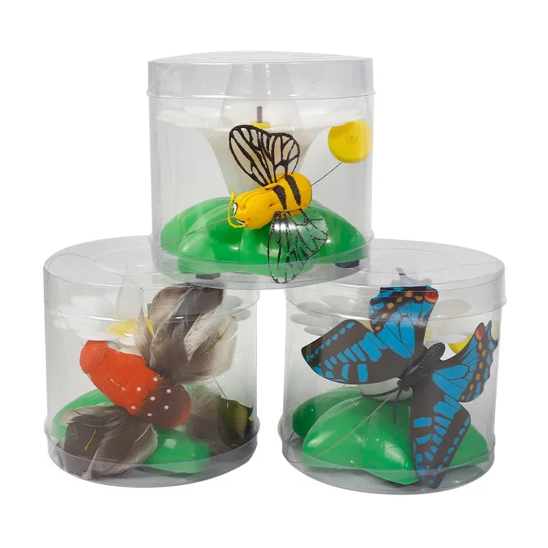 Jouet interactif chasse-papillon pour chat