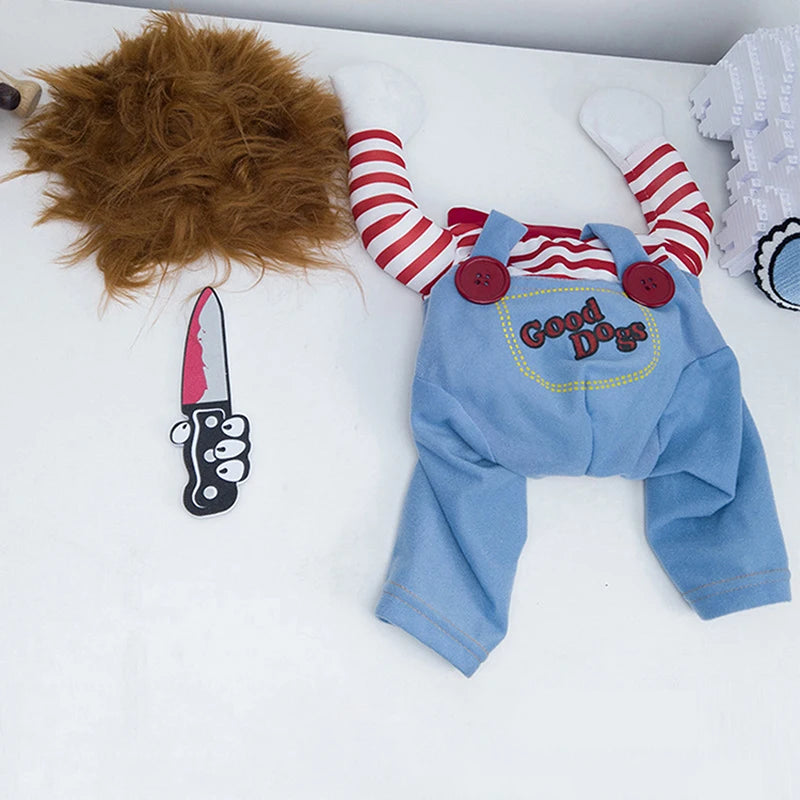 Cosplay Chucky pour animaux de compagnie