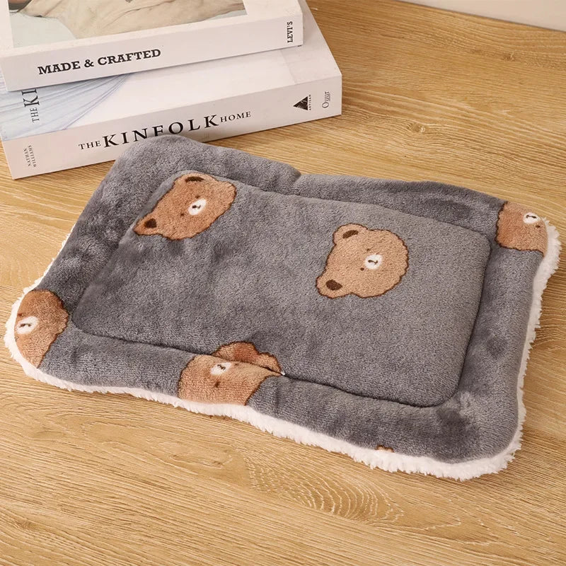 Tapis doux et plat pour petits animaux de compagnie