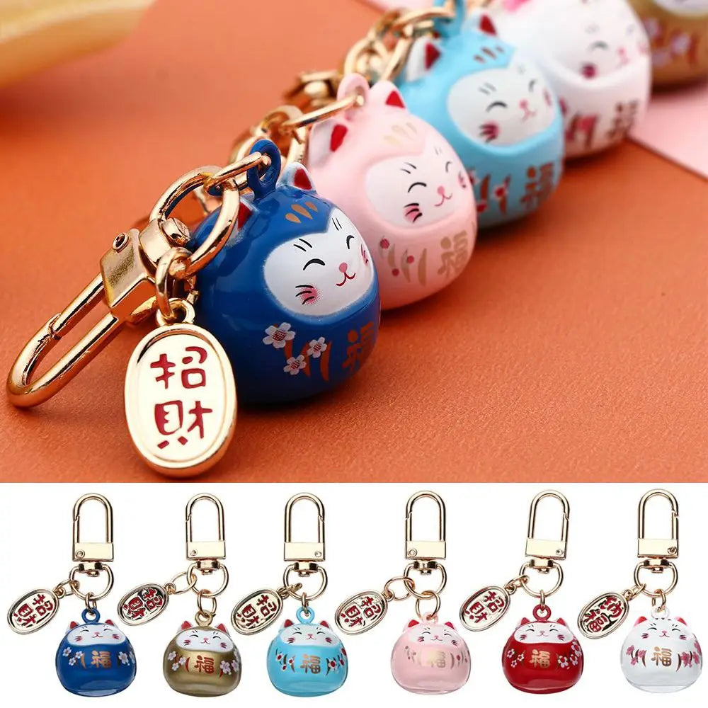 Porte-clés porte-bonheur Maneki Neko