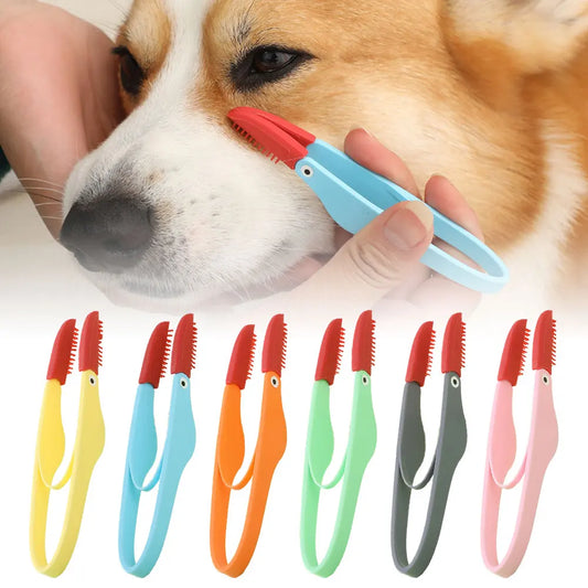 Brosse de nettoyage pour les yeux de chien et chat