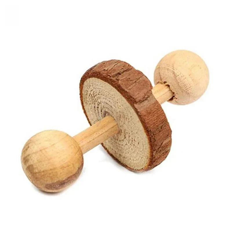 Jouets pour rongeur en bois, jouet au choix.