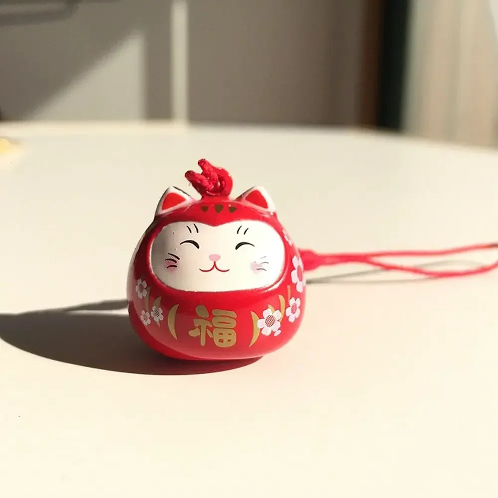 Porte-clés japonais en forme de chat porte-bonheur