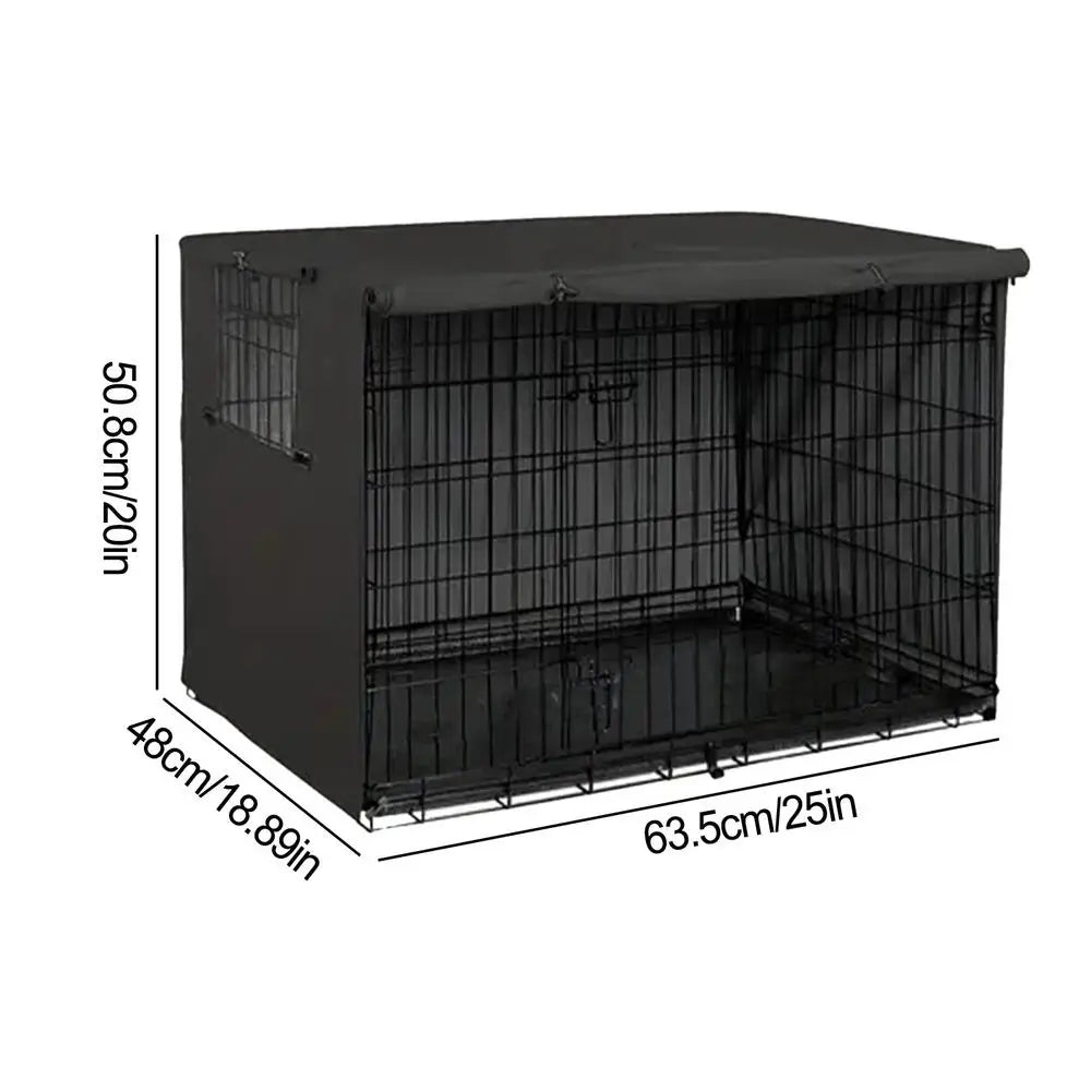 Housse de protection pour cage à chien