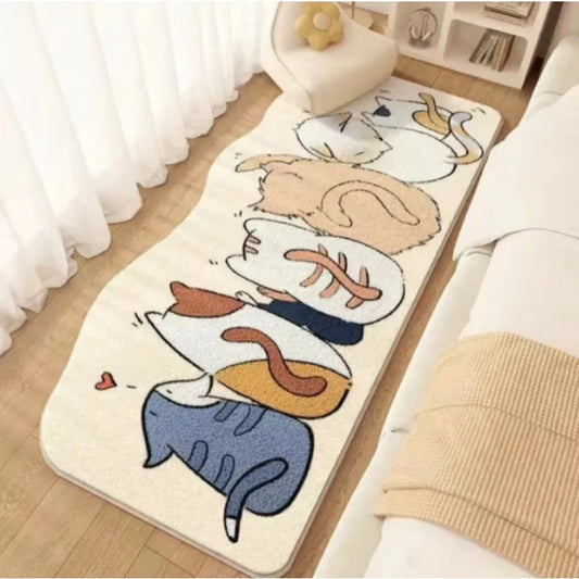 Tapis décoratif animaux mignon