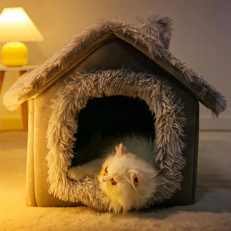 Confortable paniers lits maisons pour chien et chat