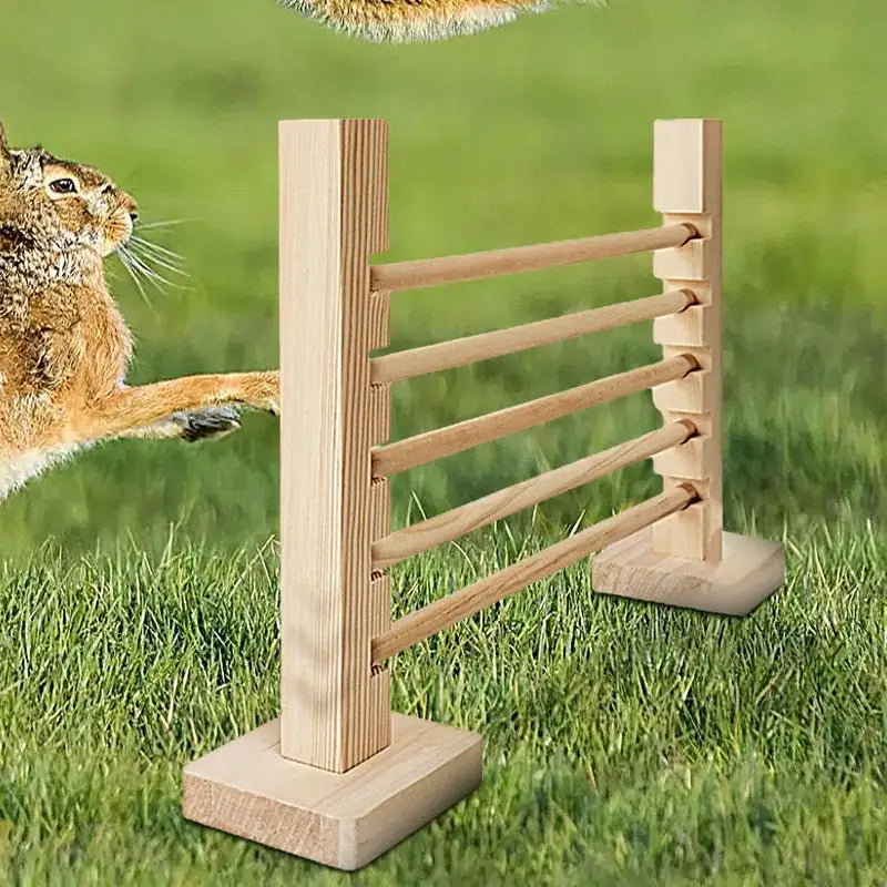 jeu d'obstacle en bois