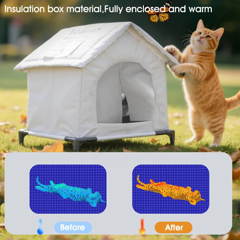 Niche, refuge d'extérieur pour chat ou chien errant, imperméable