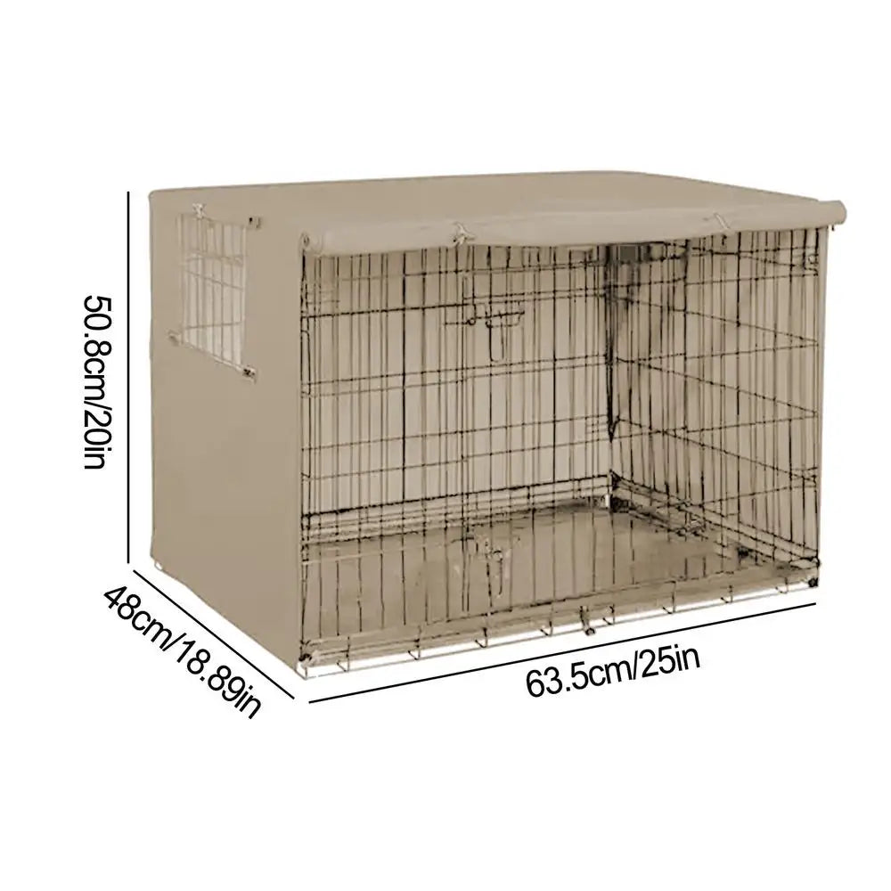 Housse de protection pour cage à chien