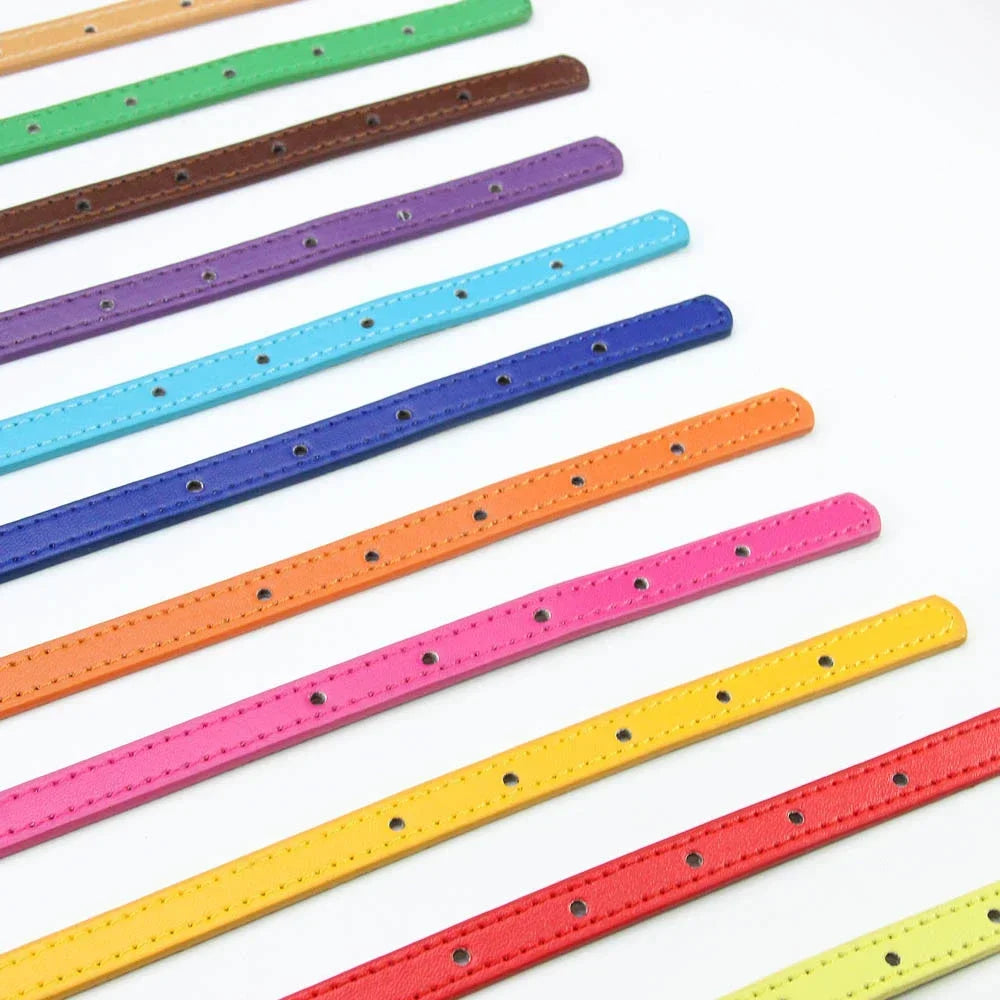 Collier  en cuir Pu pour chat avec clochette