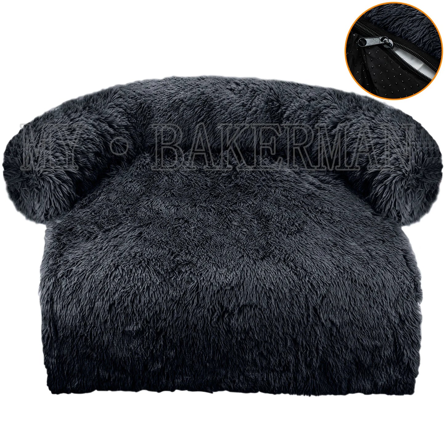 Lit pour animaux de compagnie en peluche amovible pour canapé ou lit d'interieur