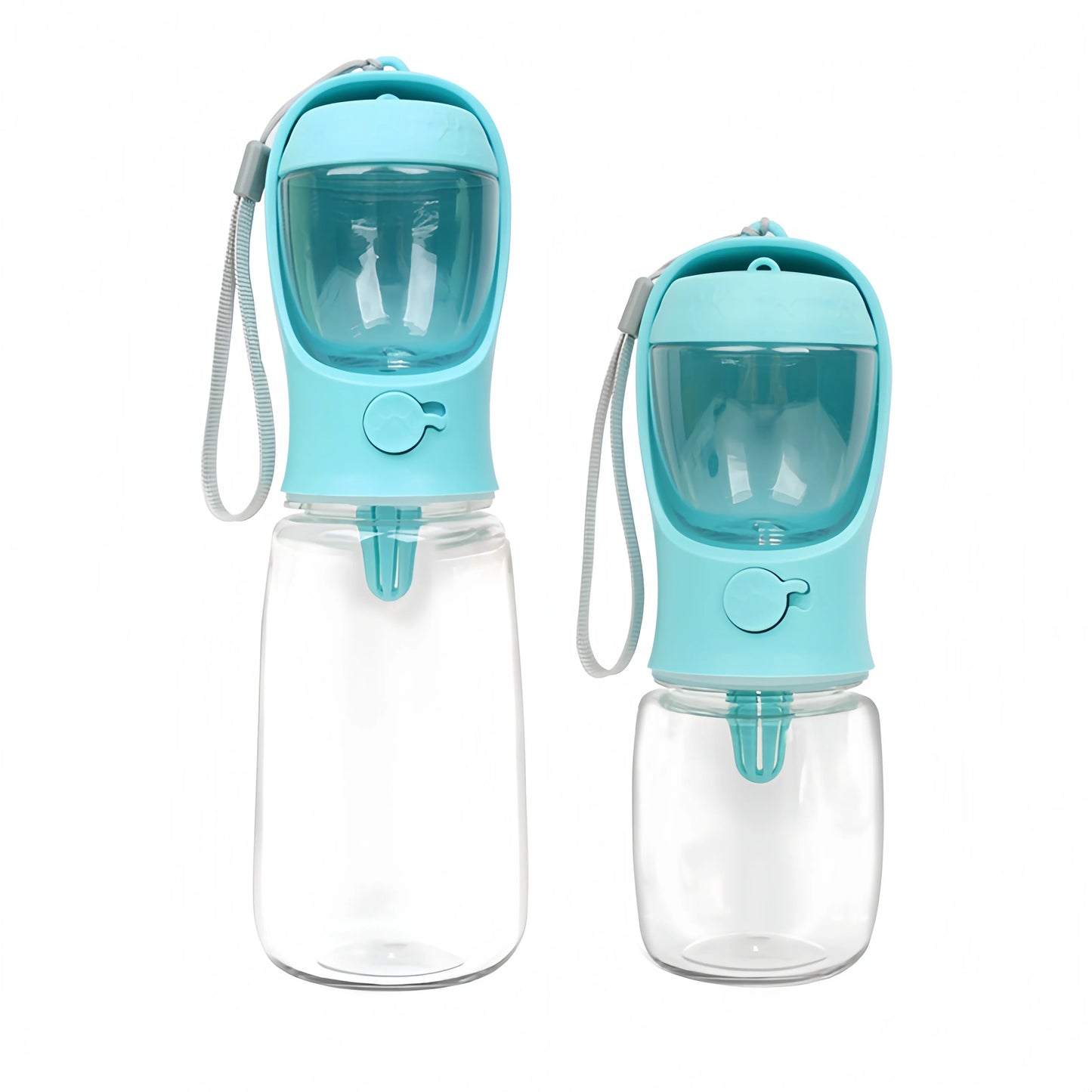 Bouteille d'eau portable pour chien et chat avec récipient de stockage pour nourriture et eau