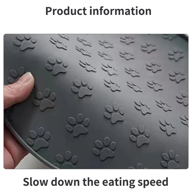 Tapis de nourriture pour chat et chien