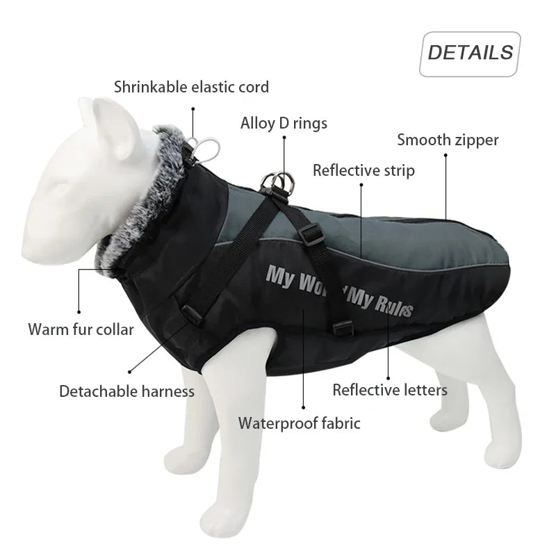 Vêtements imperméables pour chiens