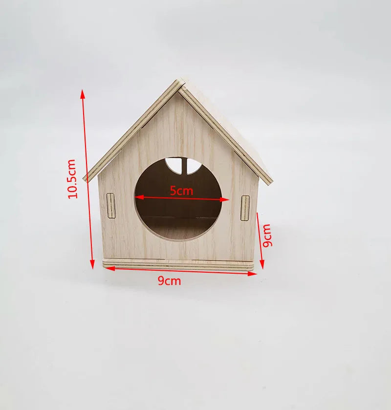 Maisons en bois à construire pour cage à rongeur