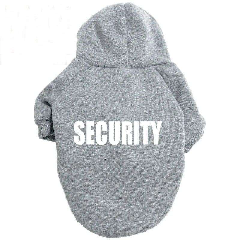Pull Security style streatwear pour animaux de compagnie
