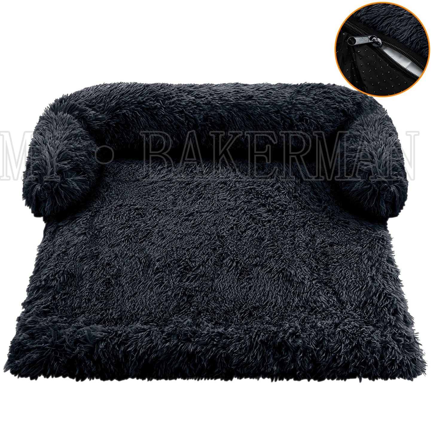 Lit pour animaux de compagnie en peluche amovible pour canapé ou lit d'interieur