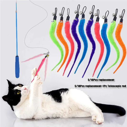 Jouet interactif "attrape-chat" pour chat