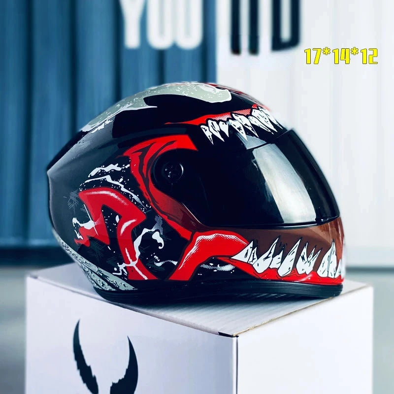 Casque de moto pour animaux de compagnie