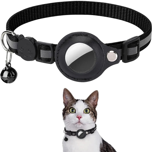 Collier avec étui Air Tag pour chat