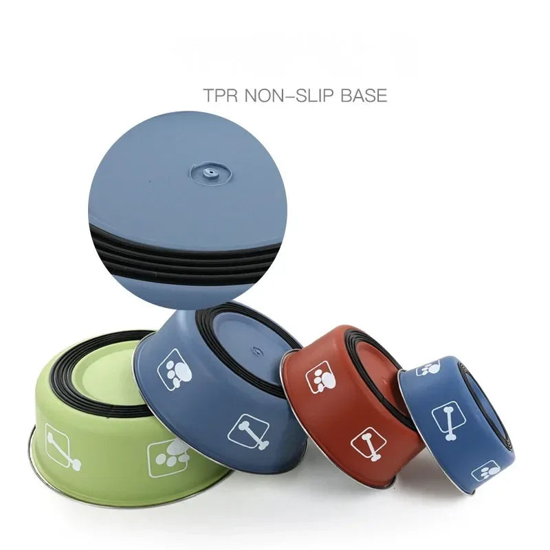 Gamelle pour chien et chat en acier inoxydable imprimée