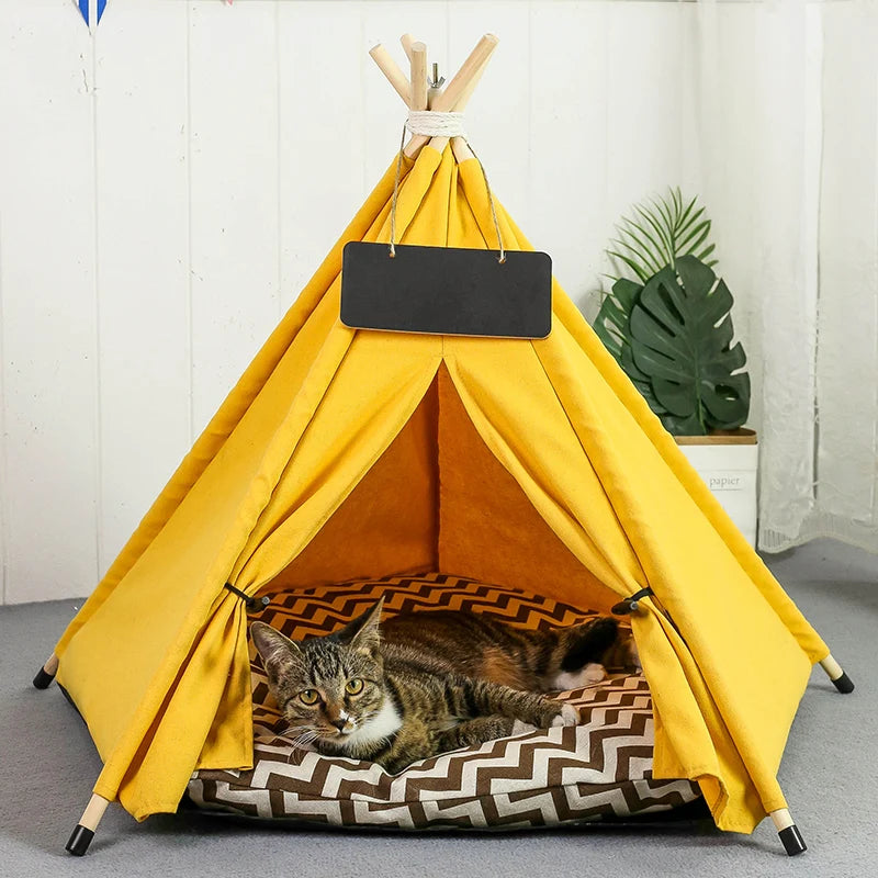 Tente tipi pour chien et chat, animaux de compagnie