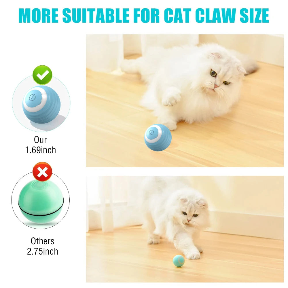 Balle interactive pour chat