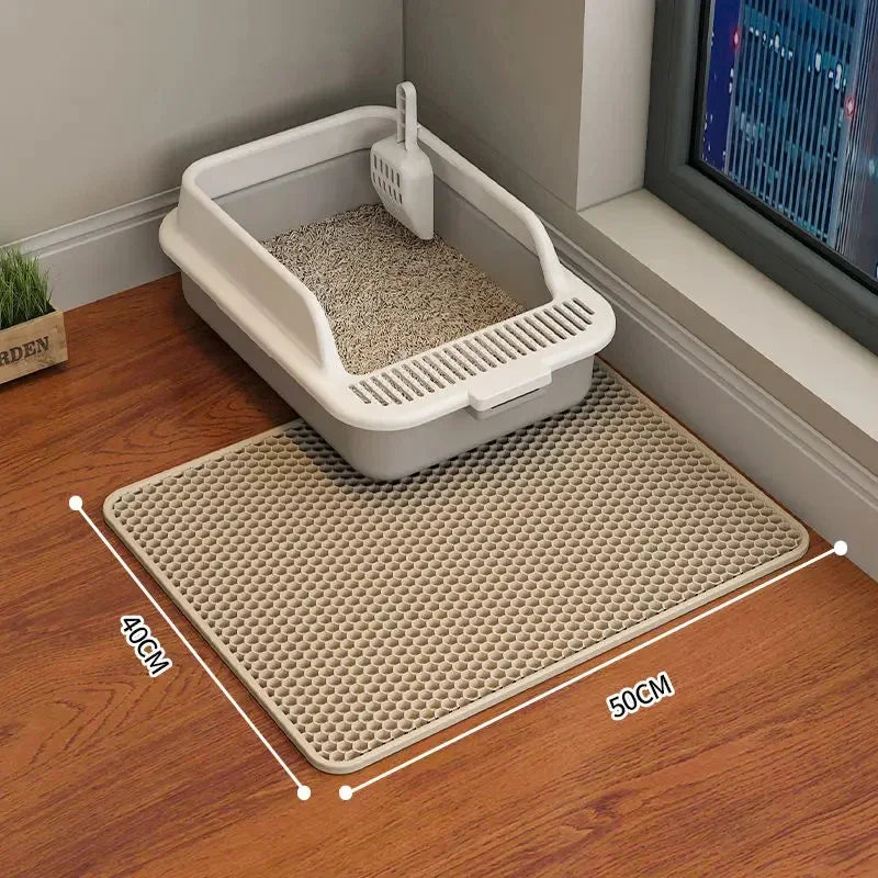 Tapis de litière pour chat