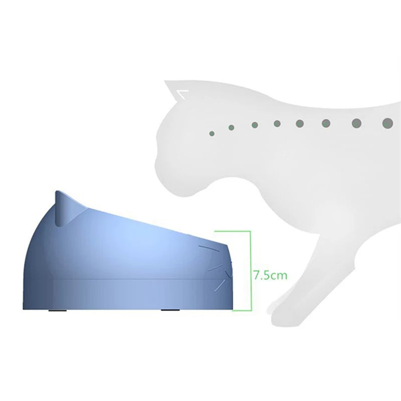 Gamelle design en acier inoxydable pour chat et chien