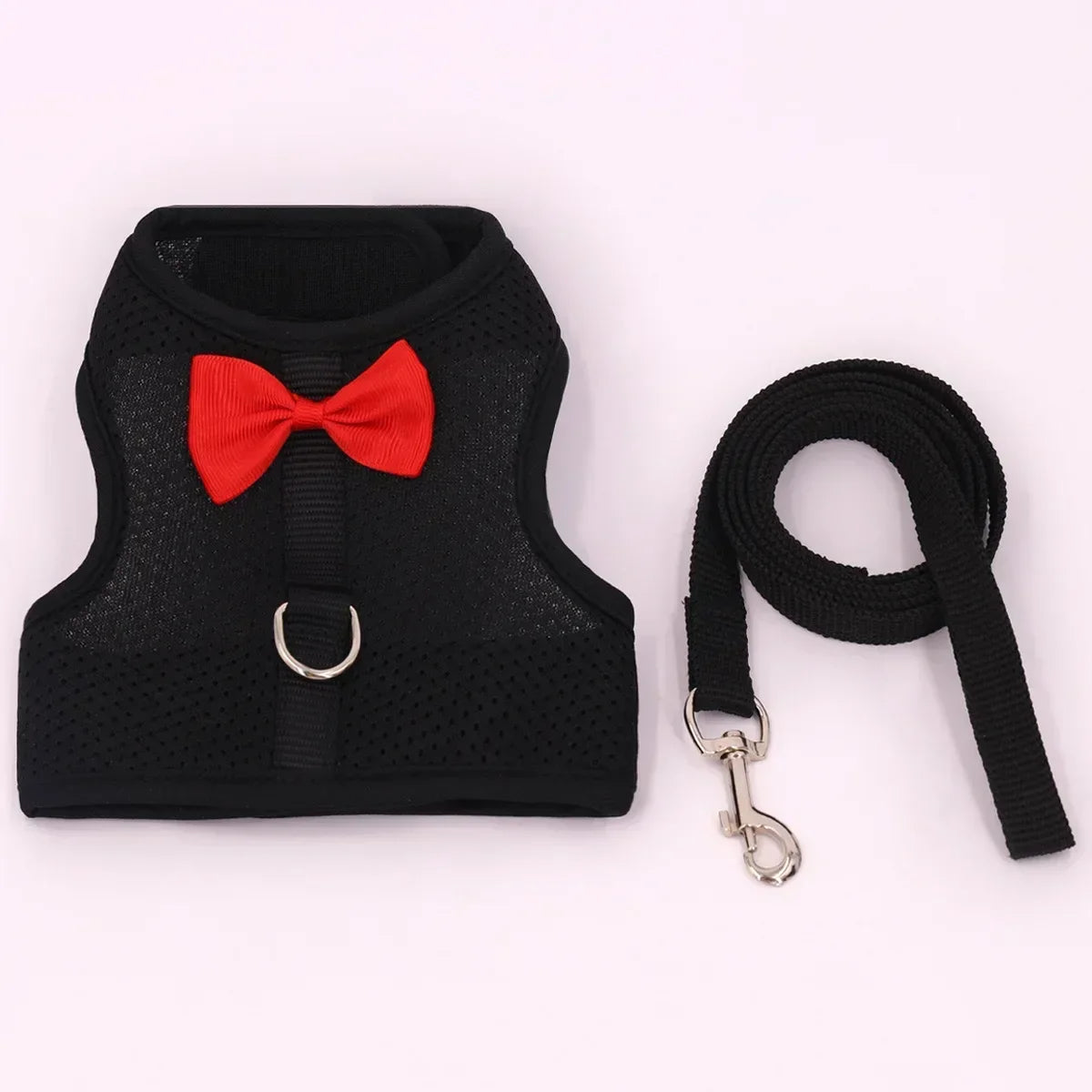 Harnais en maille souple pour lapin et petit animal de compagnie