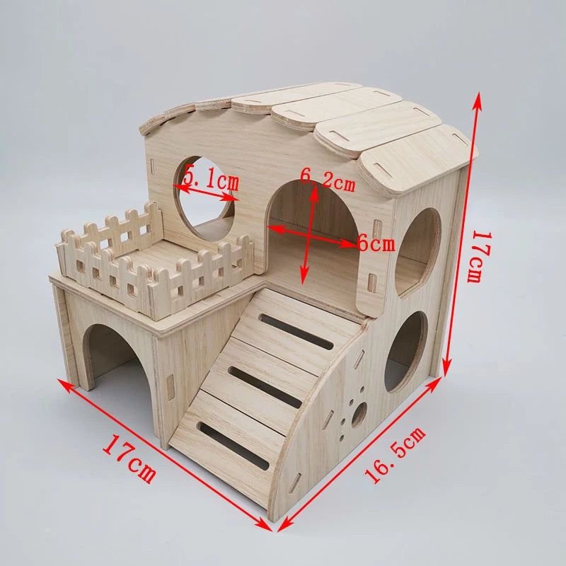 Maisons en bois à construire pour cage à rongeur