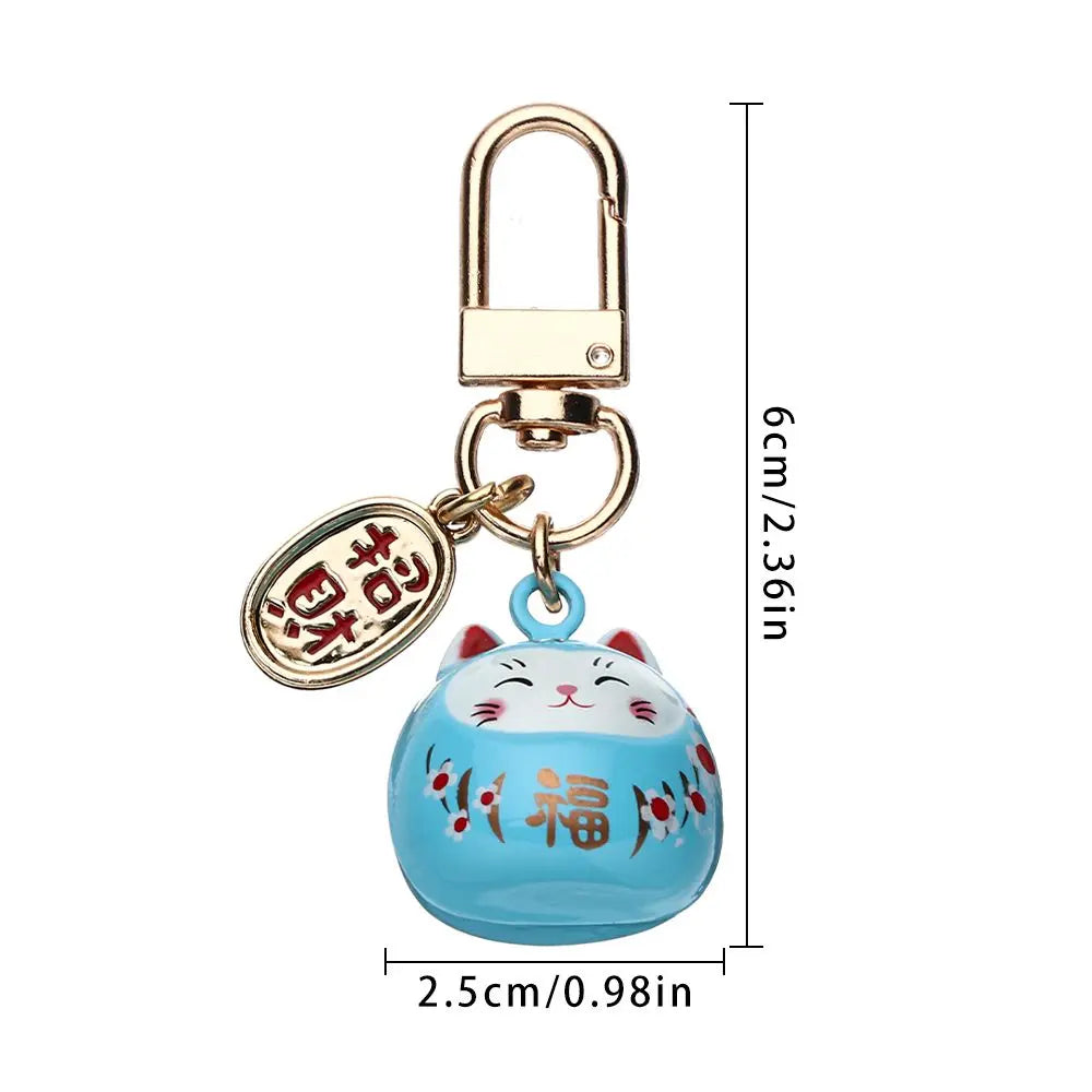 Porte-clés porte-bonheur Maneki Neko