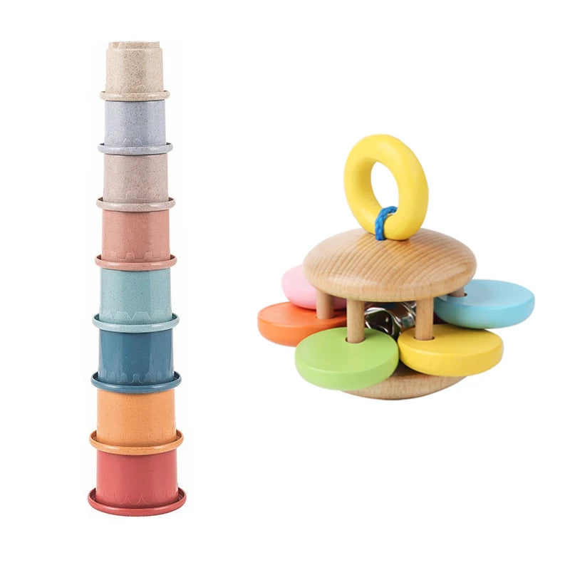 Jouets interactifs en bois pour rongeurs