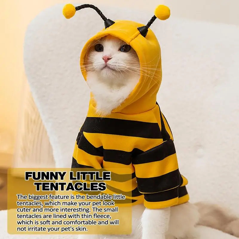 Costume d'abeille pour chat et petit chien