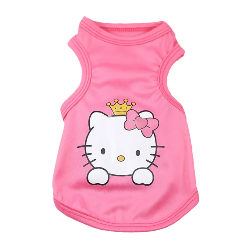 Gilet avec imprimé de dessin animé  pour animaux de compagnie