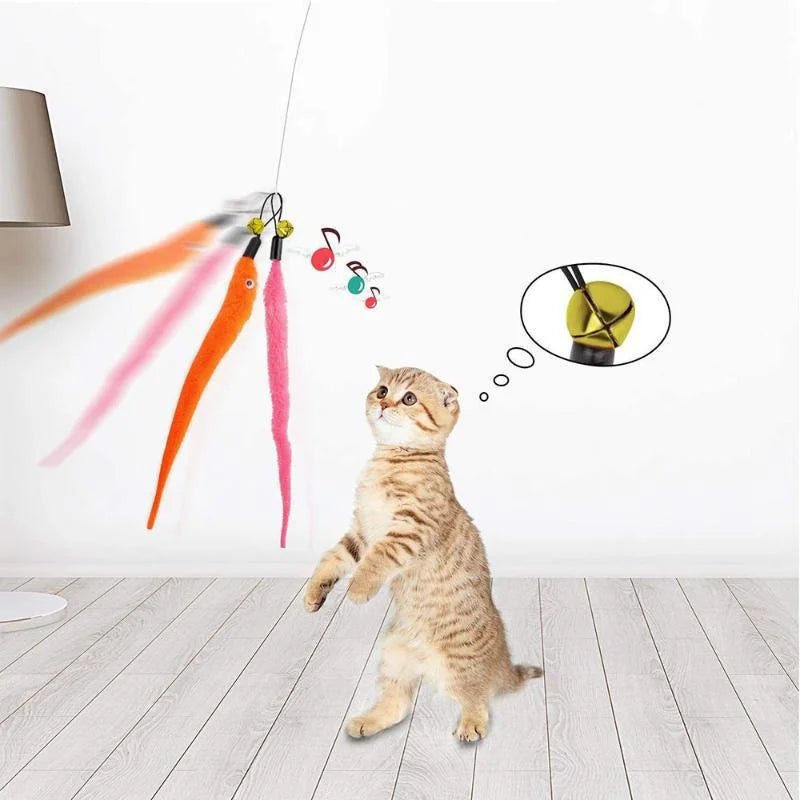 Jouet interactif "attrape-chat" pour chat