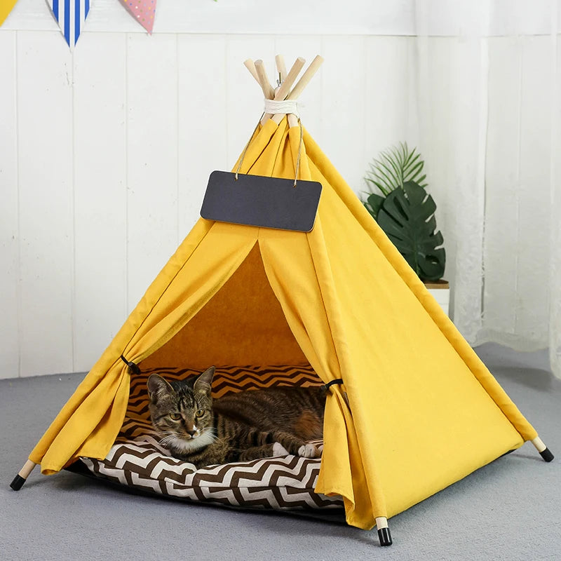 Tente tipi pour chien et chat, animaux de compagnie