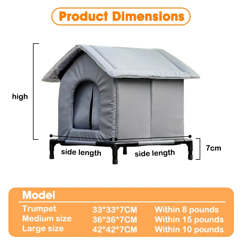 Niche, refuge d'extérieur pour chat ou chien errant, imperméable
