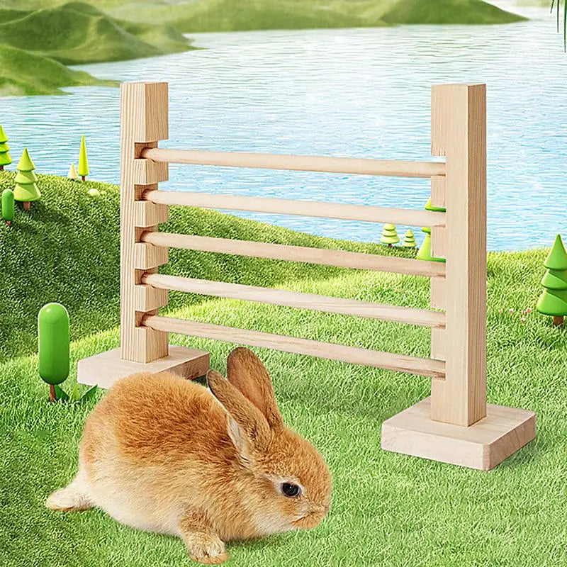 jeu d'obstacle en bois