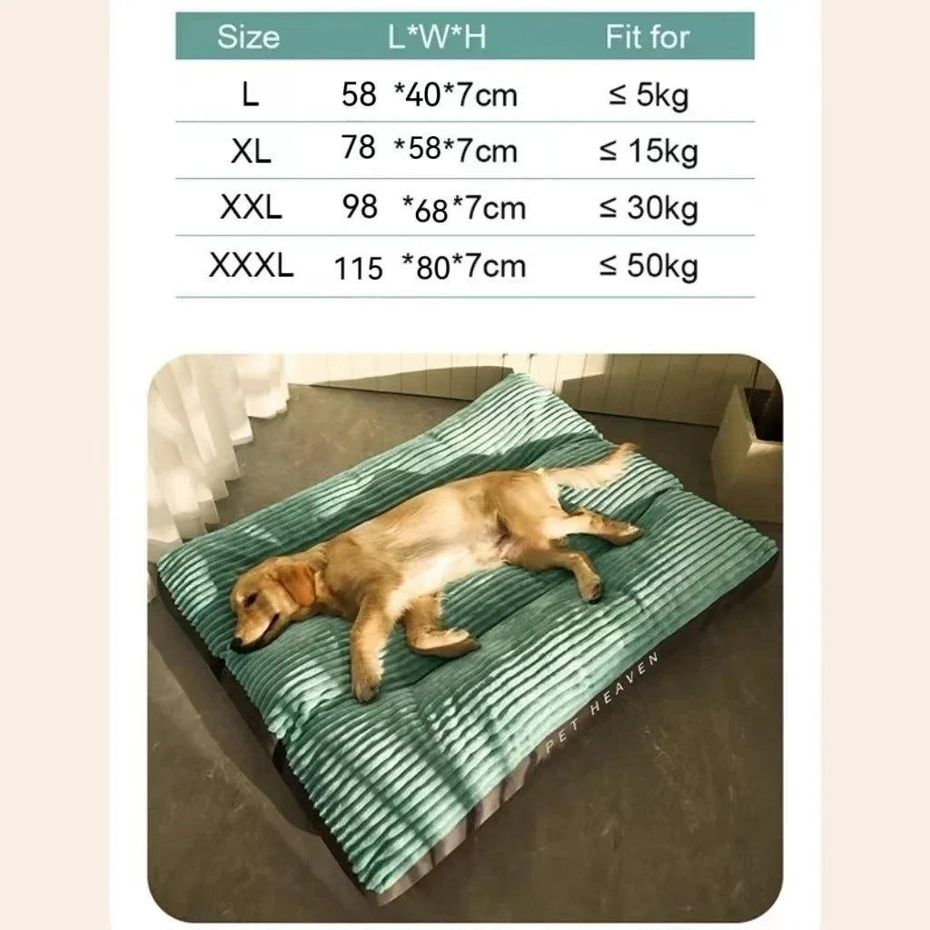 Tapis matelas velour pour chien