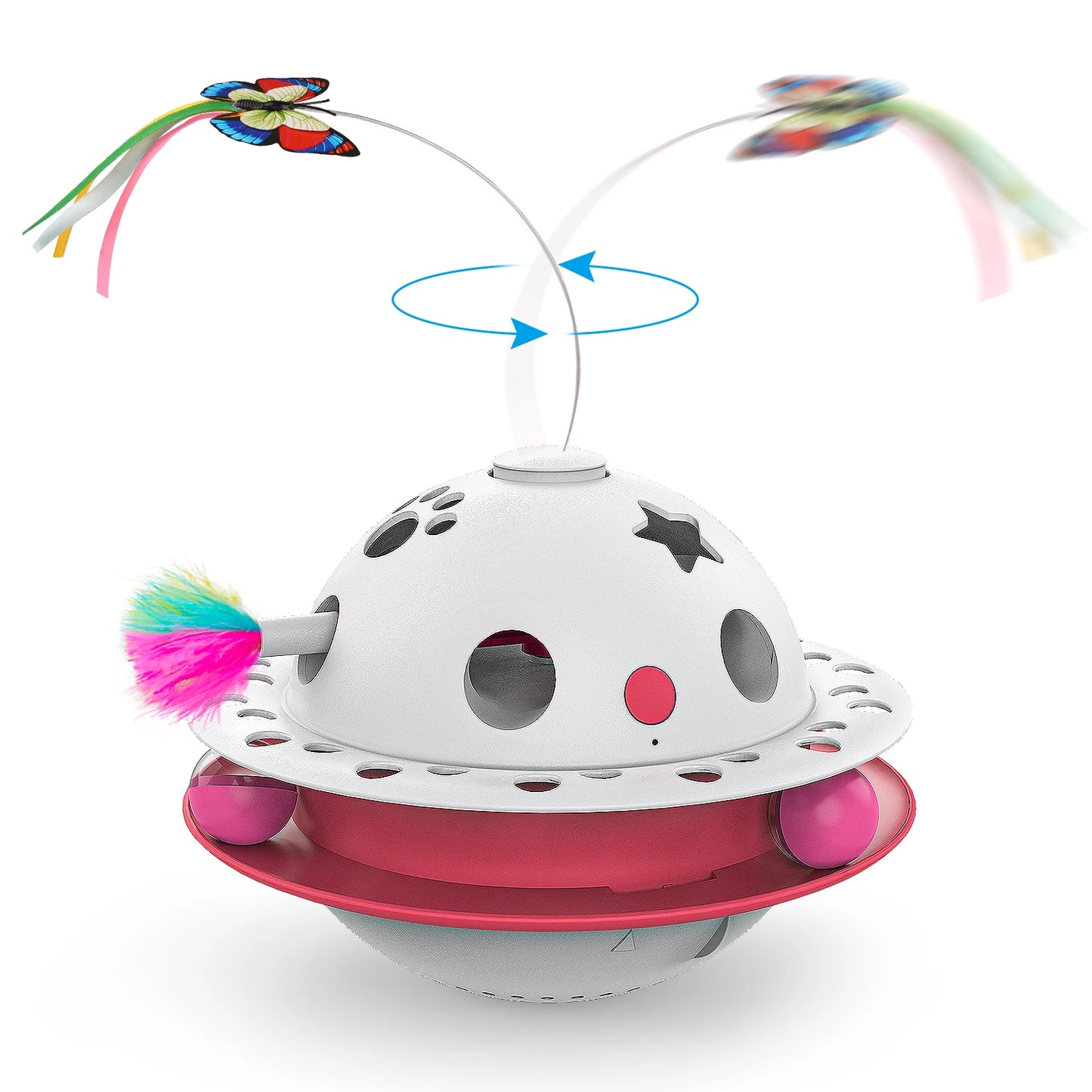 Jouet 4 en 1 interactif pour chat