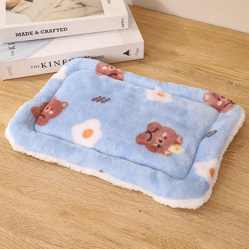 Tapis doux et plat pour petits animaux de compagnie