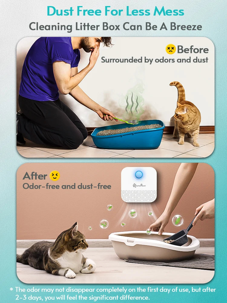 Désodorisant / Purificateur pour litière pour chat DownyPaws