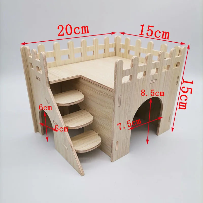 Maisons en bois à construire pour cage à rongeur