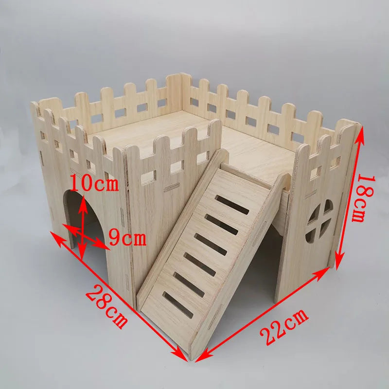 Maisons en bois à construire pour cage à rongeur