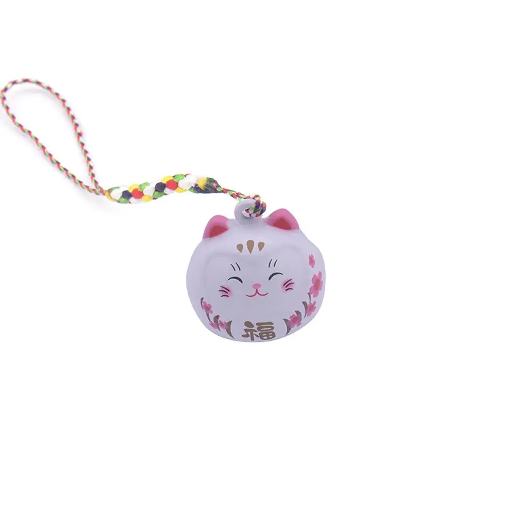 Porte-clés japonais en forme de chat porte-bonheur