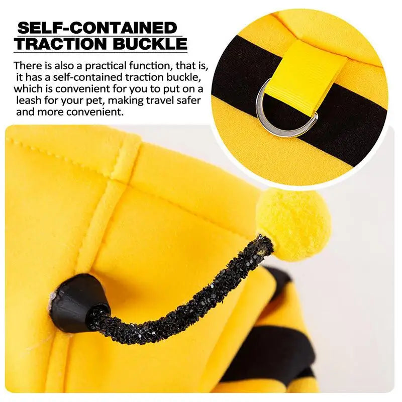 Costume d'abeille pour chat et petit chien